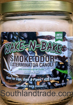 Smoke Odor Exterminator Candle Wake N Bake 13oz